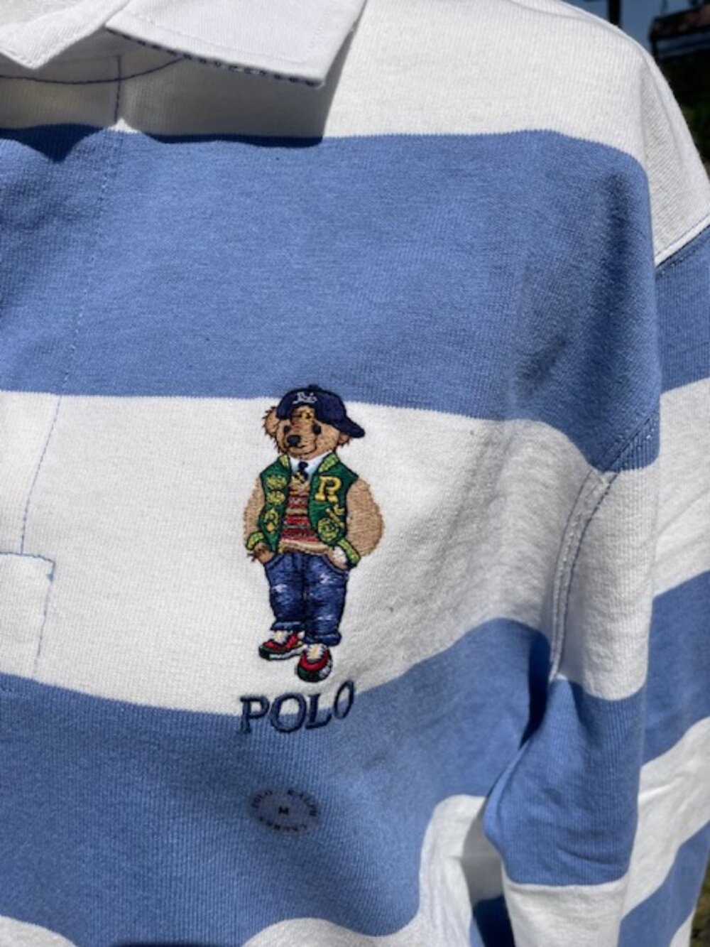 NWT POLO Ralph Lauren Striped LS Rugby Size Medium - Picture 3 of 4